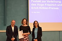 Verleihung Friedrich/Khler-Preis an Prof. Jenny Haase
Foto: Veronika Fors